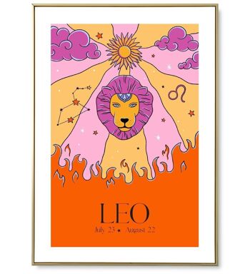 Affiche astro Leo 1
