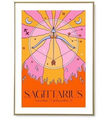 Affiche astro Sagittarius 4