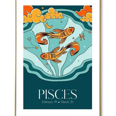 Pisces astro poster
