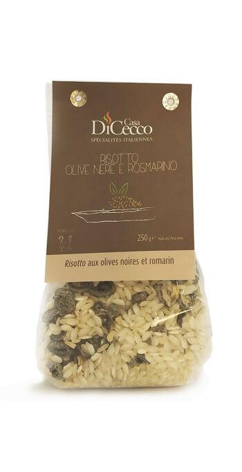 Risotto aux olives noires et romarin