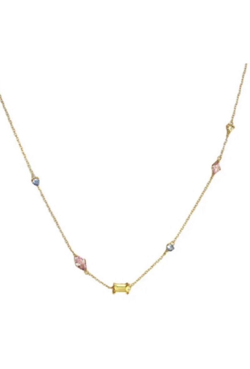 Collana Iva in acciaio inossidabile dorato