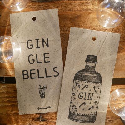 Étiquettes cadeaux - GINgle Bells