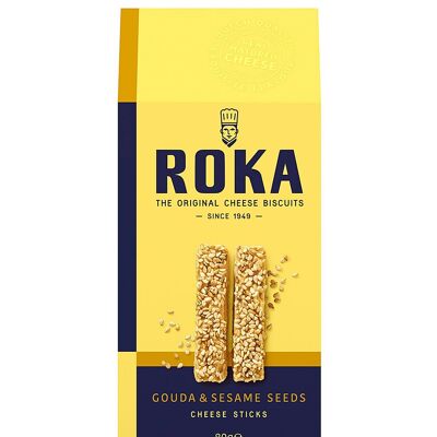 ROKA Cheese Sticks Gouda-Käse mit Sesam 80g