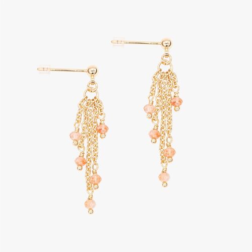 Boucles d'oreilles Bianca en Pierres de Soleil