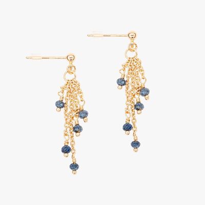 Bianca earrings in Lapis lazuli stones