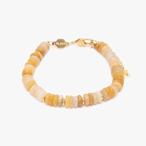 Bracelet Blima en pierres Jade jaune