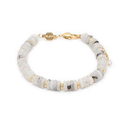 Pulsera Blima en piedras de Labradorita