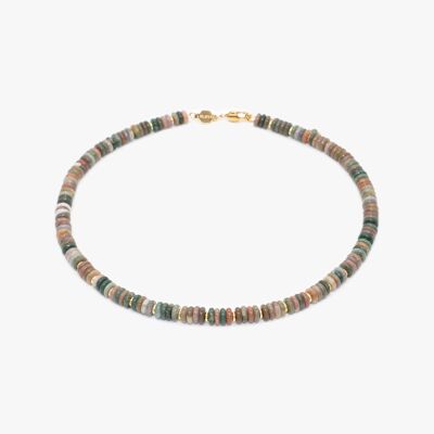 Blima necklace in Indian Agate stones
