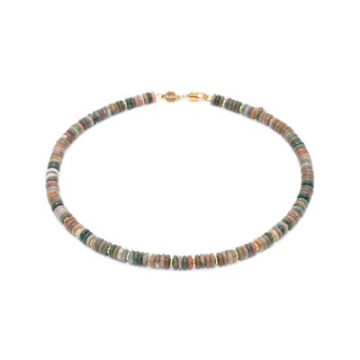 Blima necklace in Indian Agate stones