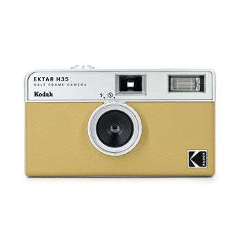 KODAK EKTAR H35 Caméra de Film Demi-Format 35 mm, réutilisable, sans Mise au Point, léger, Facile à Utiliser (Sable) (Film et Pile AAA Non Incluse) 1