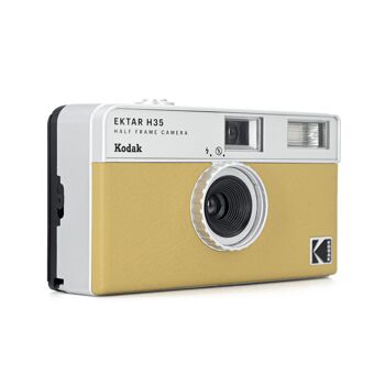 KODAK EKTAR H35 Caméra de Film Demi-Format 35 mm, réutilisable, sans Mise au Point, léger, Facile à Utiliser (Sable) (Film et Pile AAA Non Incluse) 2