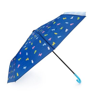 Parapluie / Meowmbrella Blauer Regenschirm