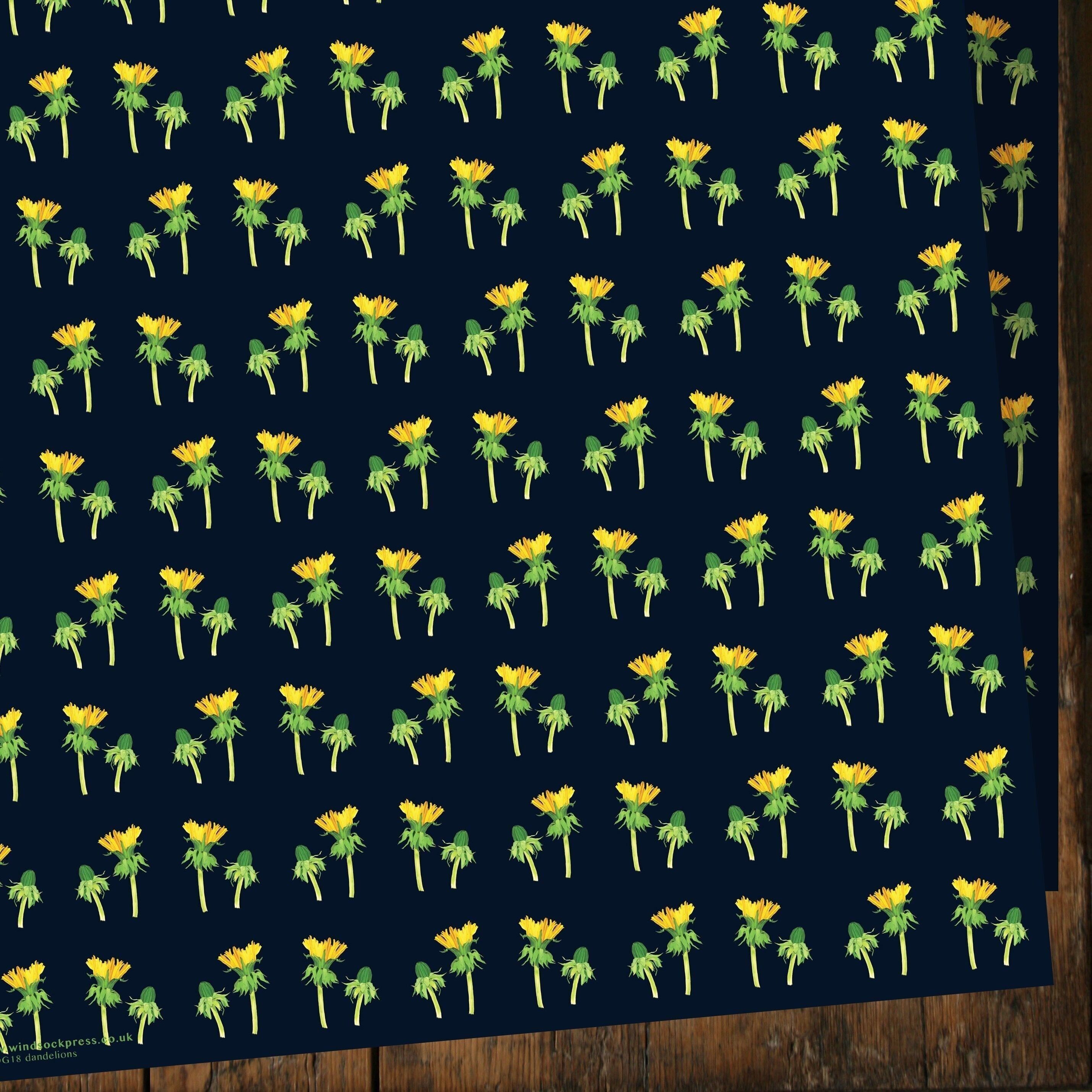 WNDG18 Löwenzahn Geschenkpapier (Blumen)