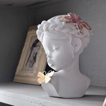 Figurine - Summer Girl - Blanc - Décoration d'intérieur - Cadeau unique 13