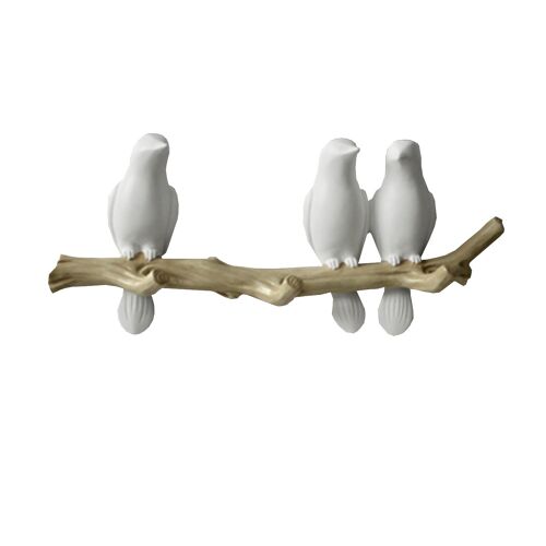 Wall Decoration - Singing Birds Hanger - Medium - Home Decor - Animal Hooks