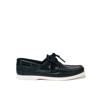 Blue deck shoe for men. Made in Italy. Manufacturer model FD1117