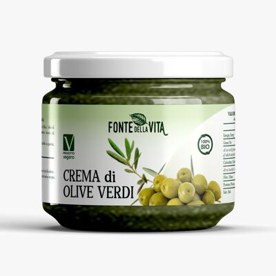 Crema di olive verdi