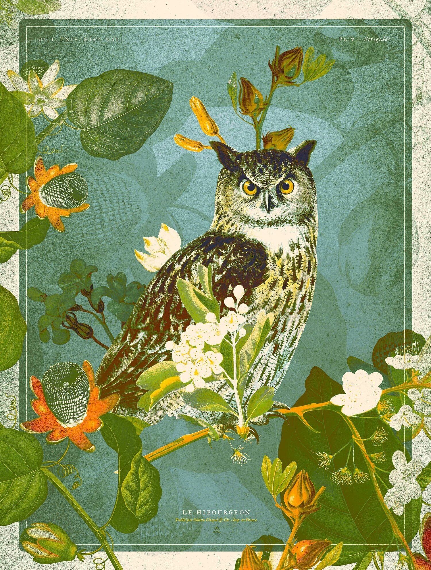 Magischer Wald Poster Nr. 4 • Le Hibourgeon