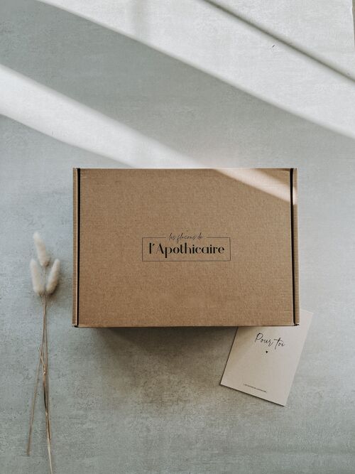 Box Cadeau avec frisures et carte "Pour Toi"