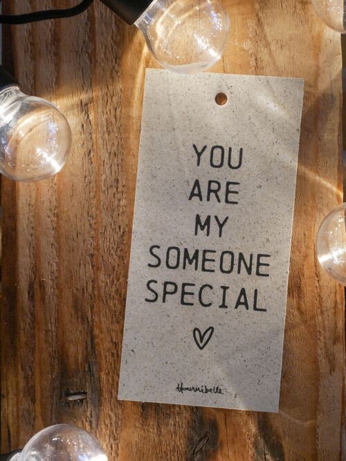 Geschenkanhänger - You Are My Someone Special