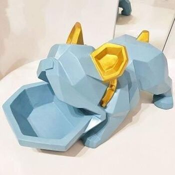 Bonbonnière - Bulldog Candy Box - Bleu - Décoration d'intérieur - Bonbonnière 5