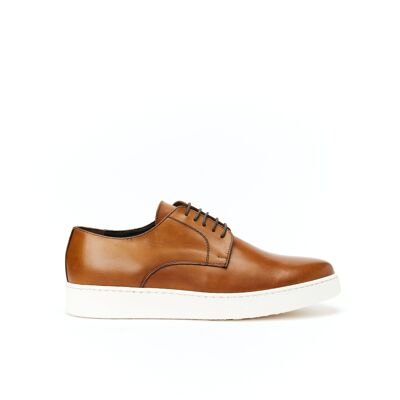 Cognac colored sneakers for men. Made in Italy. Manufacturer model FD3080