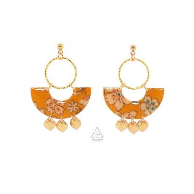 Boucles d'oreilles JASMINE - Froufrou Ocre