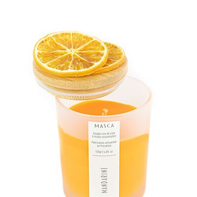 Candela per aromaterapia al mandarino - Masca