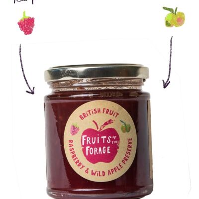 Raspberry and Wild Apple Jam