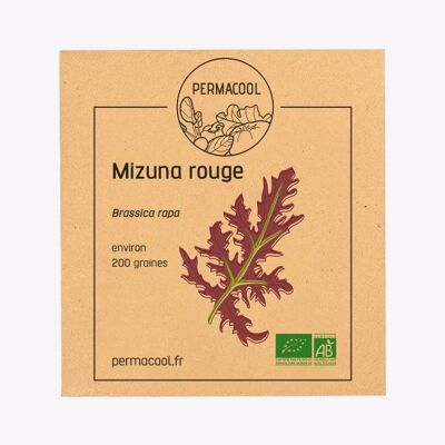 Mizuna organic red