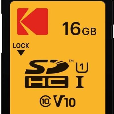 KODAK - Scheda di memoria SDHC-16 GB