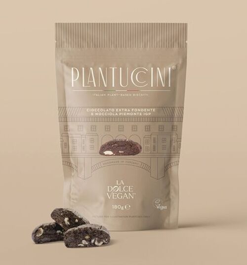 Plantuccini® Cioccolato Extra Fondente e Nocciole Piemonte IGP
