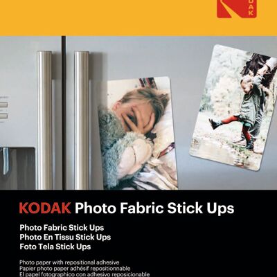 KODAK – 20 Blatt selbstklebendes Fotopapier, A6-Format (10 x 15 cm), Tintenstrahldruck – 9891059