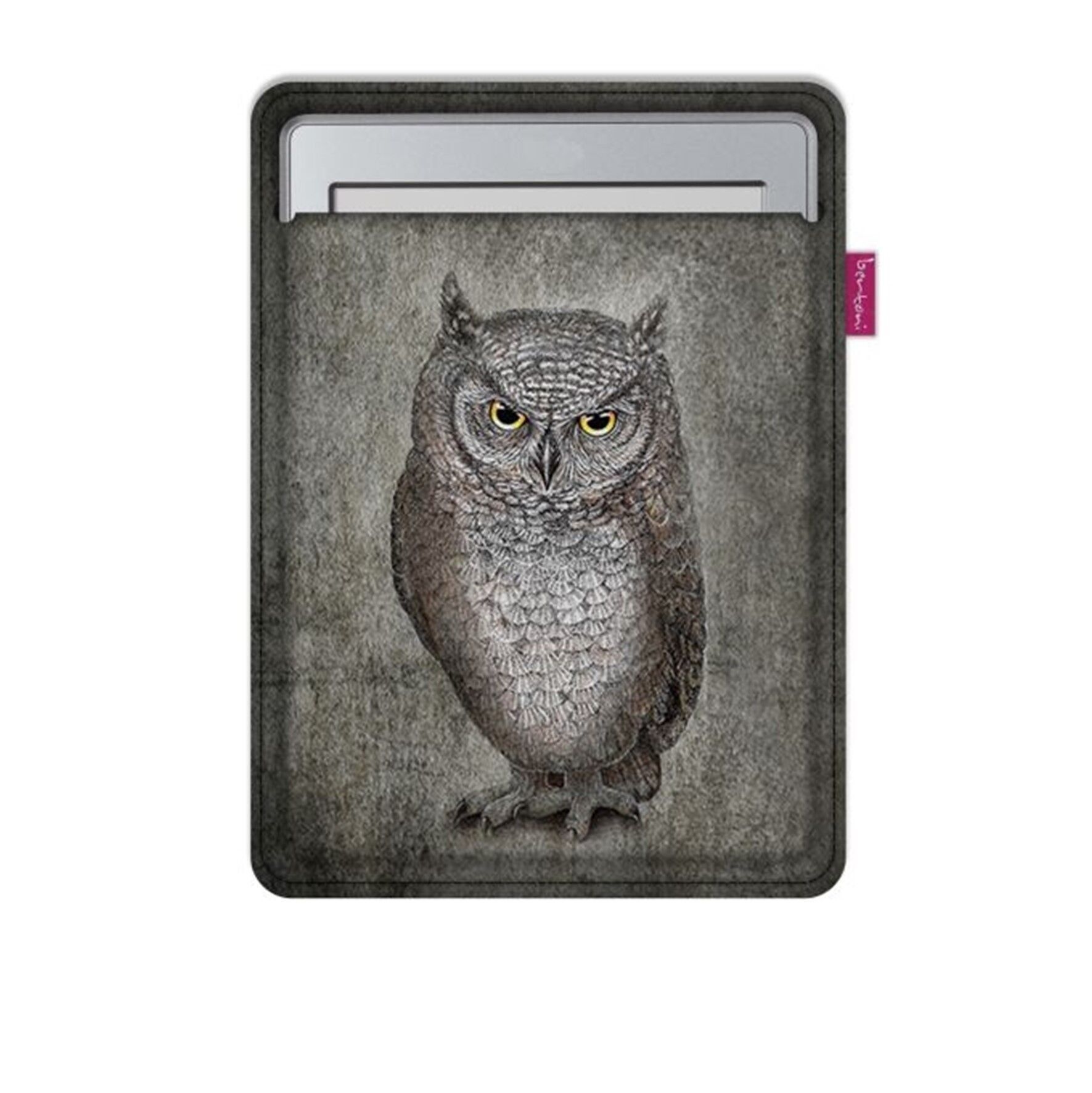 Custodia Ebook Eleonora In Feltro Grigio Bertoni