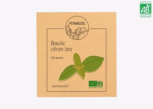 Basilic citron bio