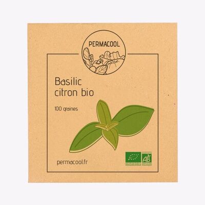 Organic lemon basil