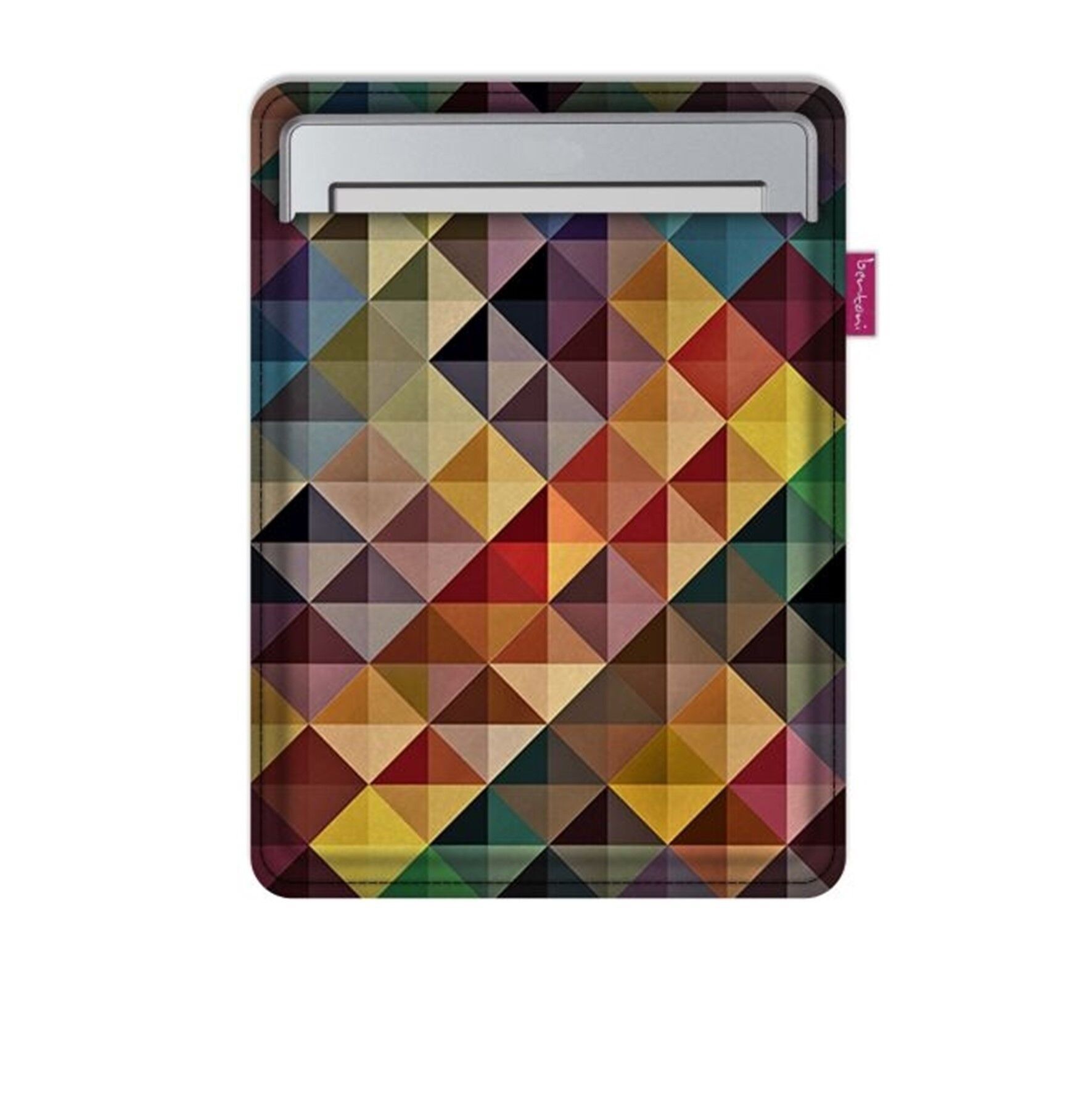 Custodia per ebook Jazz in feltro grigio Bertoni