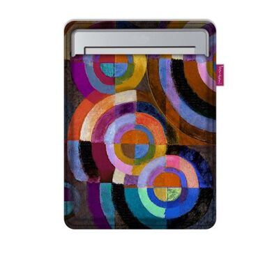 Etui Ebook Cercles En Feutre Gris Bertoni