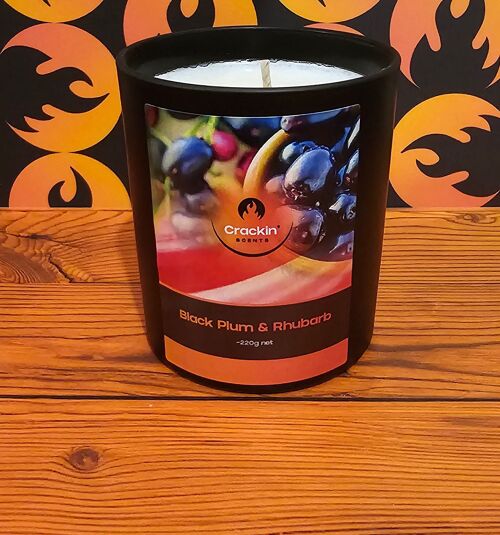 Black Plum & Rhubarb 30cl Candle