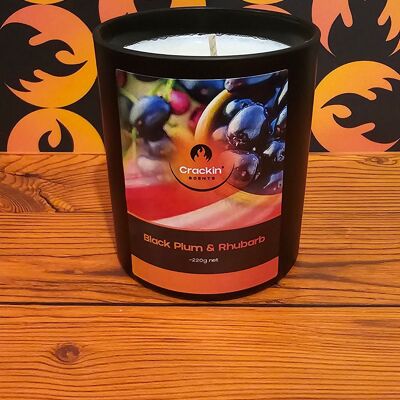 Black Plum & Rhubarb 30cl Candle