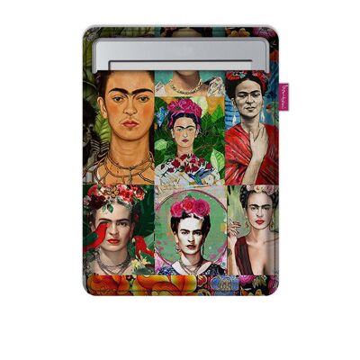 Estuche para libros electrónicos Frida moderno en fieltro antracita Bertoni