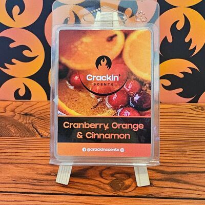 Cranberry-, Orangen- und Zimtwachsmuschel