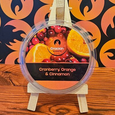 Cranberry-, Orangen- und Zimt-Wachstopf