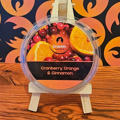 Cranberry-, Orangen- und Zimt-Wachstopf