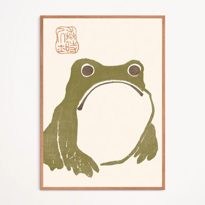 Poster: Grüner Frosch