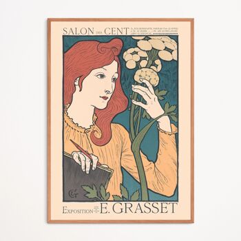 Affiche : Salon des Cent - Eugène Grasset 1