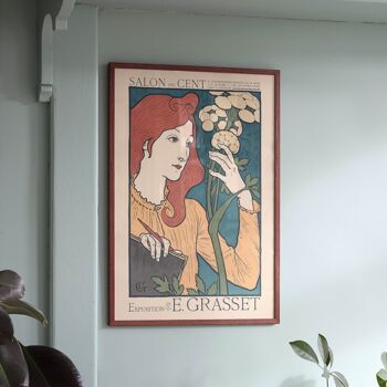 Affiche : Salon des Cent - Eugène Grasset 2