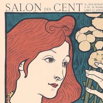 Affiche : Salon des Cent - Eugène Grasset 3