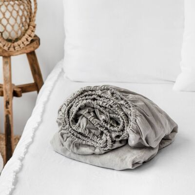 Light Gray Fitted Sheet