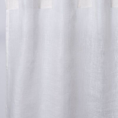 Curtain cream linen gauze 130x260cm